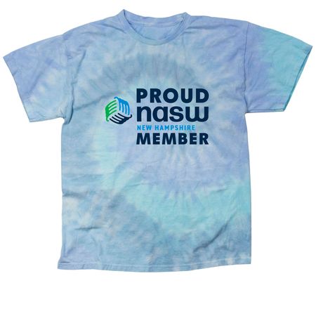 Proud NASW Member, a Lagoon Classic Tie Dye Tee