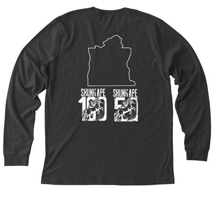 The Berm (Skunk Ape 100/50), a Dark Grey Heather Premium Long Sleeve Tee