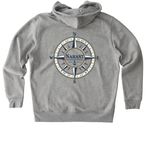 JES CLASS 2029, a Heather Grey Stanley/Stella Unisex Cultivator 2.0 Zip Up Pullover Hoodie (back-view)