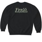 Wild Defined, a Black Softstyle Crewneck Sweatshirt (back-view)
