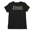 Wild Defined, a Deep Black Allmade Eco Triblend Women?s Tee (back-view)