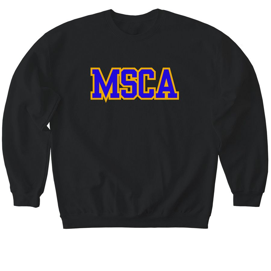 MSCA - Classy, a Black Softstyle Crewneck Sweatshirt