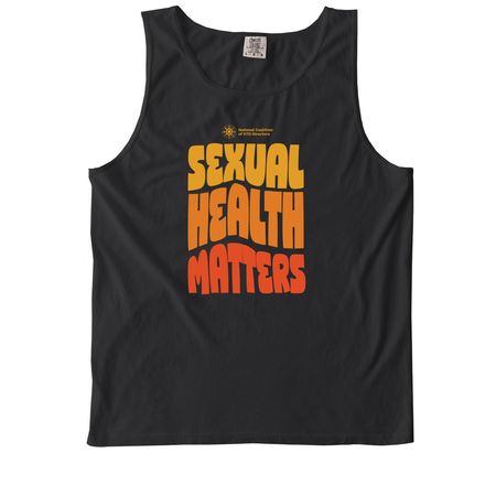 Health Matters, a Black Comfort Colors Tank Top