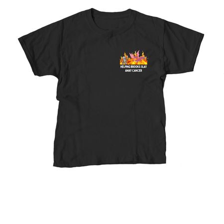 Princess Warrior, a Black Youth Unisex Tee