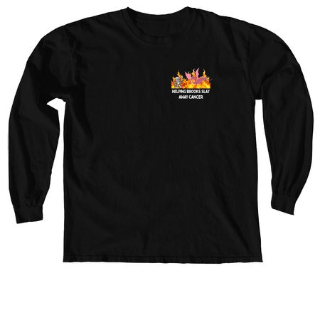 Princess Warrior, a Black Comfort Colors Long Sleeve Tee