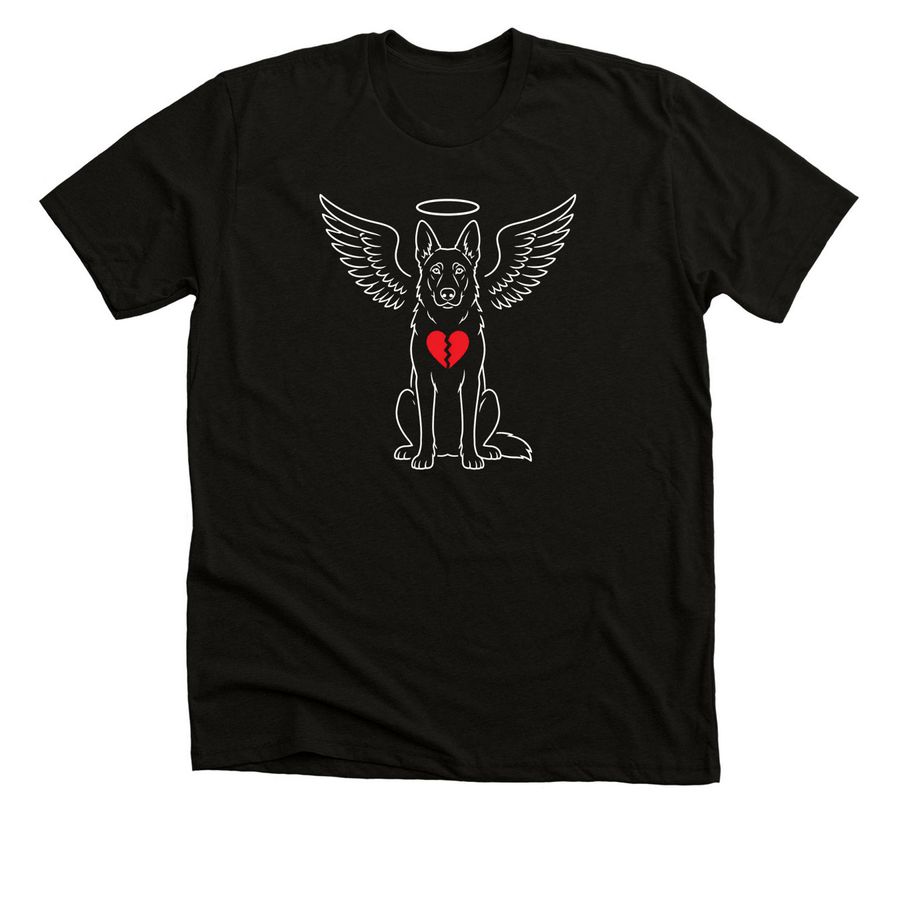 "Forever My Shepherd" Memorial Collection, a Black Heather Premium Unisex Tee