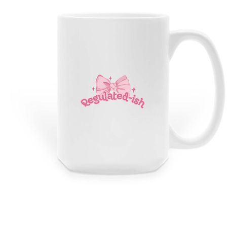 Regulated-ish Mugs, a White Large Coffee Mug