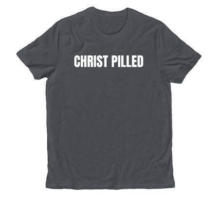Christ Pilled&nbsp;, a Terrain Grey Allmade Organic Cotton Unisex Tee