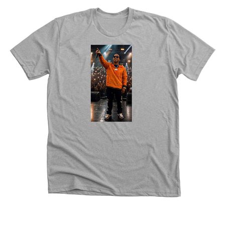 Show time Tee, a Athletic Heather Premium Unisex Tee