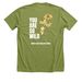 YOU ARE SO WILD BACK ONLY, a Heather Green Premium Unisex Tee (back-view)