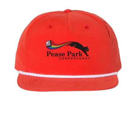 ? Pride Picnic Hats, a Red/ White Printed Umpqua Snapback Cap