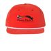 ? Pride Picnic Hats, a Red/ White Printed Umpqua Snapback Cap