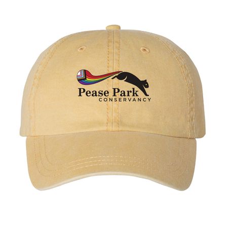 ? Pride Picnic Hats, a Mustard Printed Pigment Dye Baseball Cap