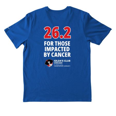 Team Gilda: Official 2026 Shirt, a Game Royal Nike Dri-FIT Jersey Blend Performance Tee (back-view)