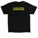 Run4Lisette, a Black Classic Unisex Tee (back-view)