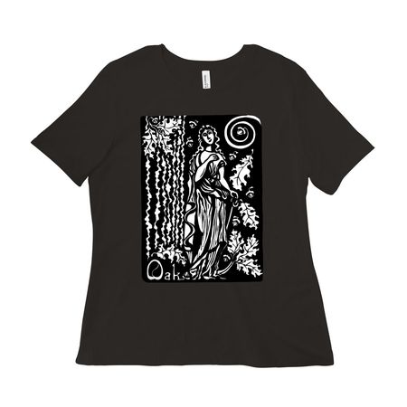 Martha Kelly Oak, a Black Women?s Relaxed Cotton Tee