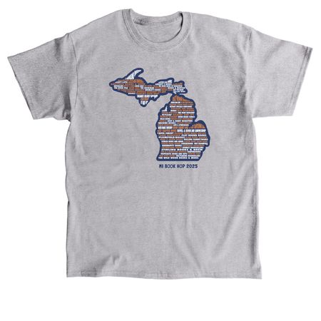 2025 MI Book Hop, a Sport Grey Classic Unisex Tee