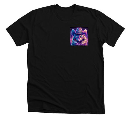 Cowboy Catto, a Solid Black Blend Premium Unisex Tee