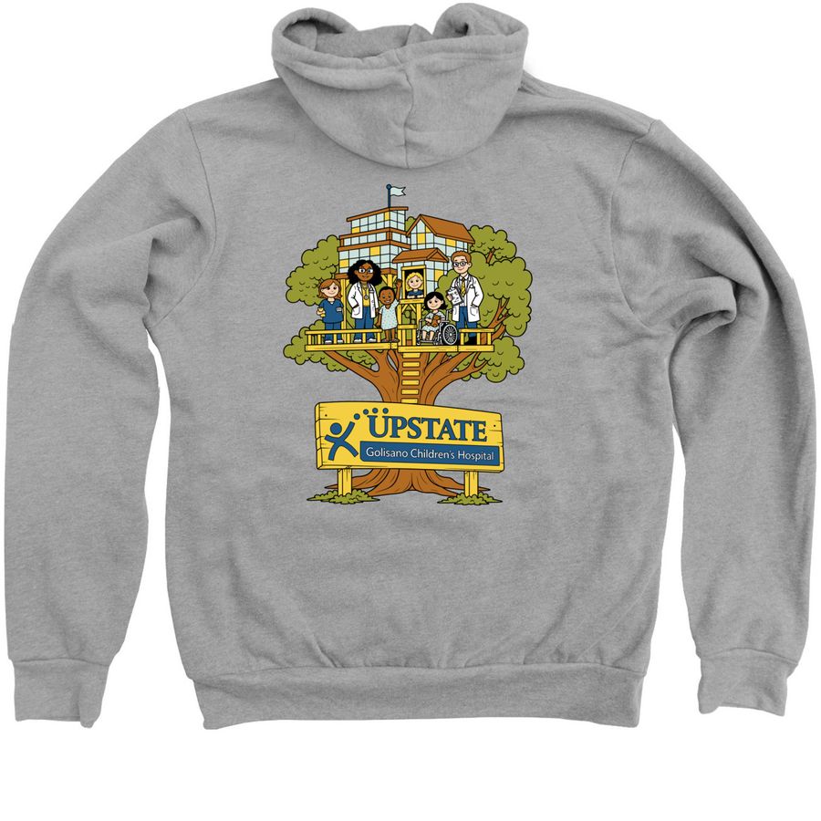 Sweatshirts, a Athletic Heather Zip Up Hoodie (back-view)