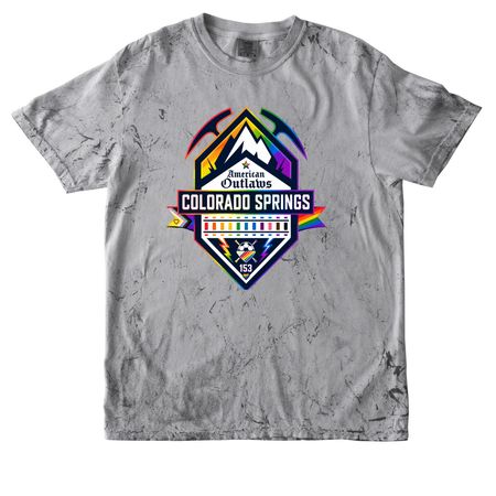 AO PRIDE 2026, a Smoke Comfort Colors Colorblast Tee