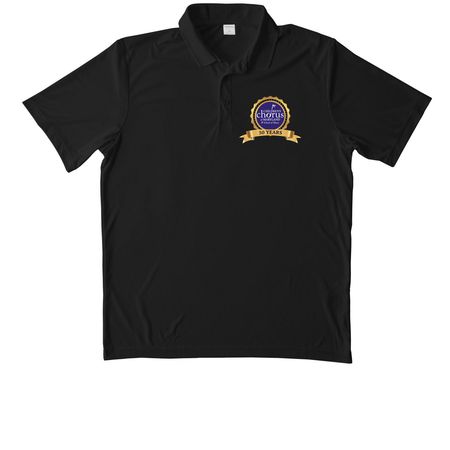 CCM 50th Anniversary Polo, a Black Unisex Performance Polo