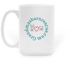 Besties Mug&nbsp;&nbsp;, a White Large Coffee Mug (back-view)