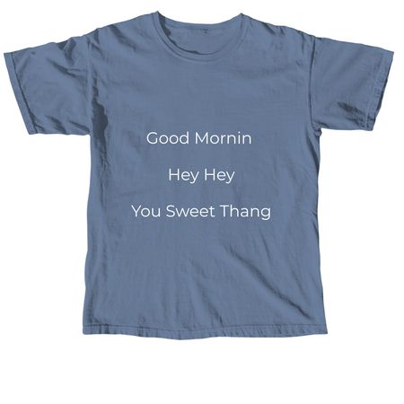 The 1st Crew Shirt&nbsp;, a Blue Jean Comfort Colors Unisex Tee