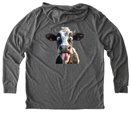 Derp Mode Activated - Holstein, a Aluminum Grey Allmade Eco Triblend Hoodie Tee