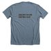 Original ?Hello?? Shirt, a Heather Slate Premium Unisex Tee (back-view)