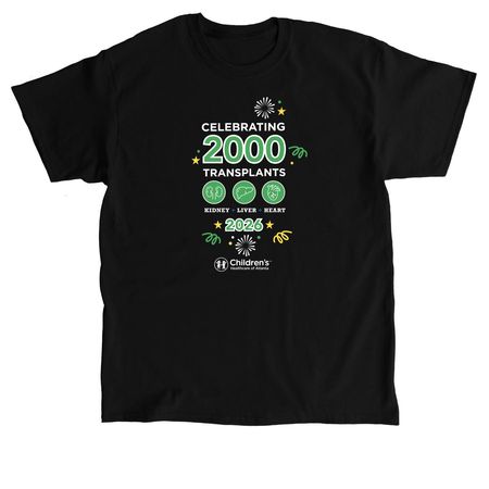 2000 Transplant Celebration&nbsp;, a Black Classic Unisex Tee