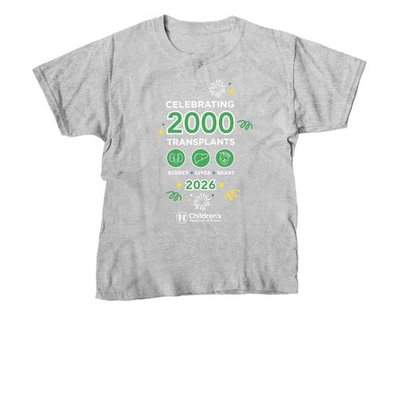 2000 Transplant Celebration&nbsp;, a Sport Grey Youth Unisex Tee