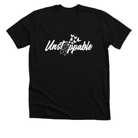 Unstoppable, a Solid Black Blend Premium Unisex Tee