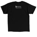 Martha Kelly Oak, a Black Classic Unisex Tee (back-view)