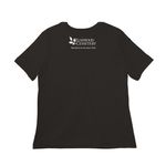 Martha Kelly Oak, a Black Women?s Relaxed Cotton Tee (back-view)