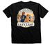 Lea's Light Girl with Dog Tee, a Black Heather Premium Unisex Tee (back-view)