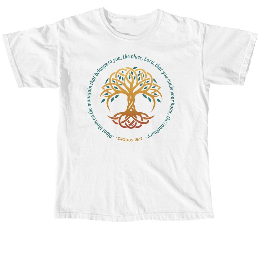 Bible Verse T-Shirt, a White Comfort Colors Unisex Tee