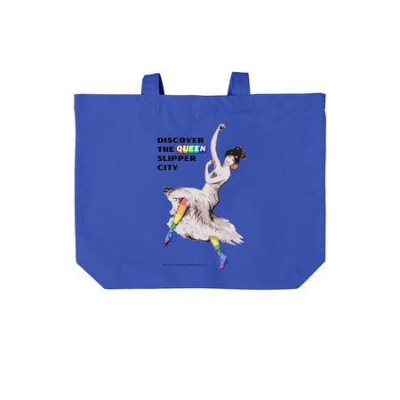 Pride 26 tote, a True Royal Cotton Canvas Tote Bag