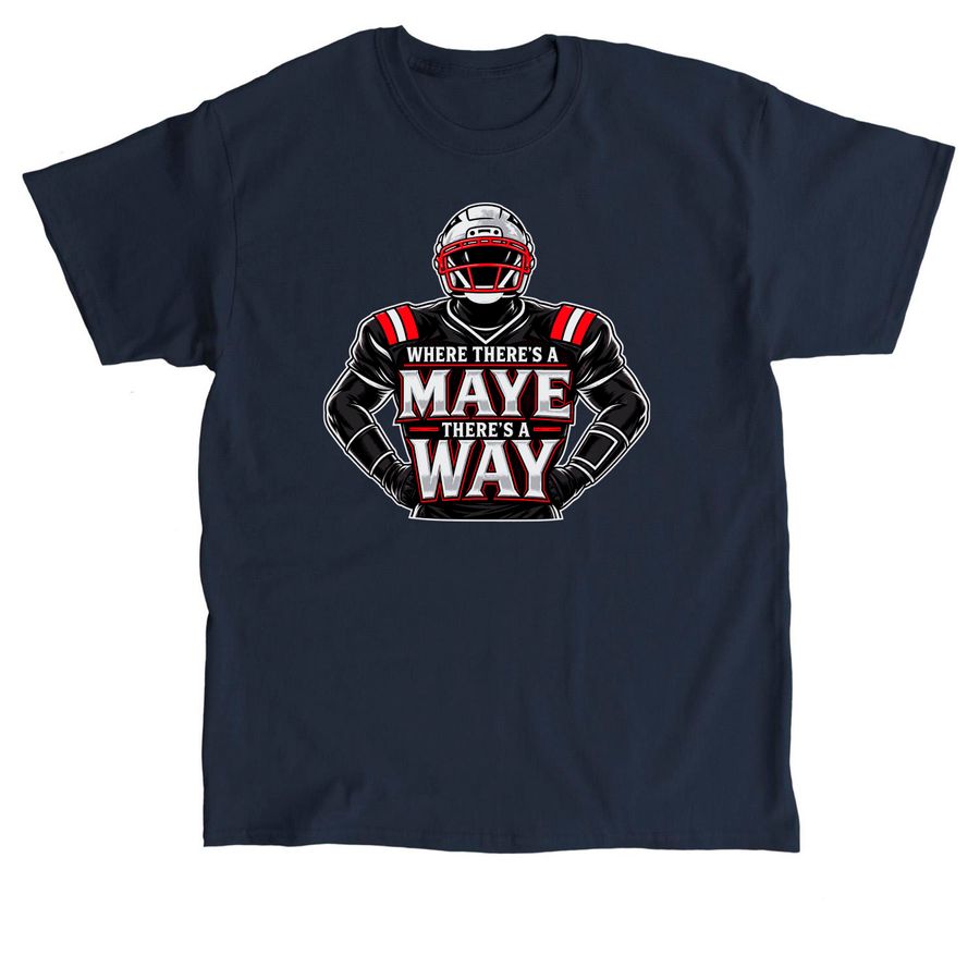 Fear the vest where there?s a Drake Maye ther, a Navy Classic Unisex Tee
