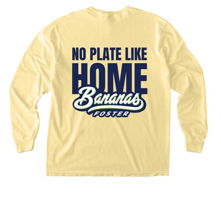 Home - Pocket Long Sleeve, a Butter Comfort Colors Long Sleeve Pocket Tee (back-view)