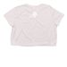 Support Microdosing Moms Cropped Tee, a Heather Dust Women?s Flowy Cropped Tee (back-view)