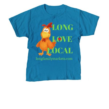 Long Love Local, a Sapphire Youth Unisex Tee