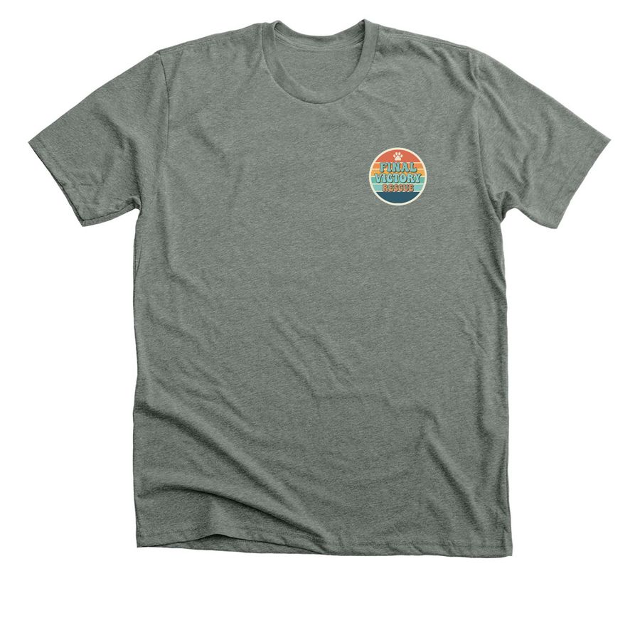 Second Chance Sunset, a Deep Heather Premium Unisex Tee