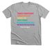 Pride Slogan Shirts, a Athletic Heather Premium Unisex Tee