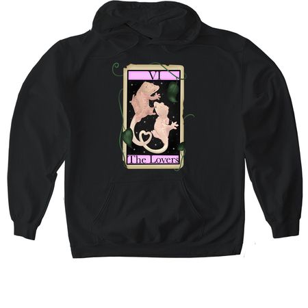 The Lovers Line&nbsp;, a Black Gildan Softstyle Pullover Hoodie