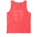 Support Booklyn Inc.&nbsp;, a Neon Red Orange Comfort Colors Tank Top