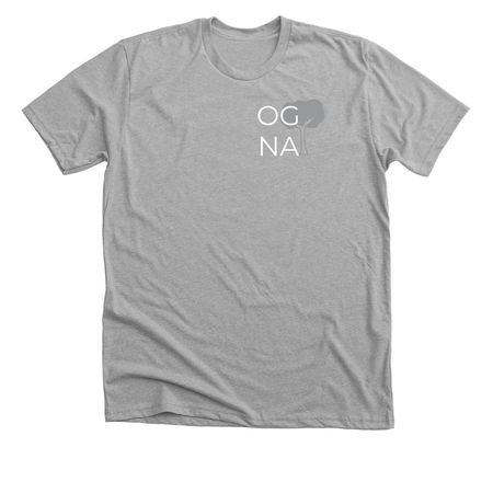 OGNA (white lettering), a Athletic Heather Premium Unisex Tee
