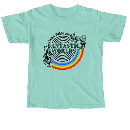 2026 Camp Fable, a Chalky Mint Comfort Colors Unisex Tee