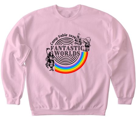 2026 Camp Fable, a Light Pink Softstyle Crewneck Sweatshirt