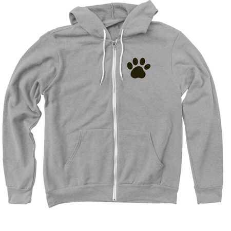 Zip up Hoodie- Love is Love, a Athletic Heather Zip Up Hoodie