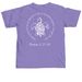 Support for Susan, a Violet Comfort Colors Unisex Tee (back-view)